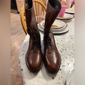 Justin Boots Men's Dark Brown Leather Boots